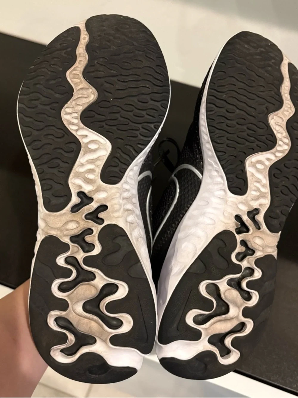 Nike Women’s Black & White Renew Run Running Shoes